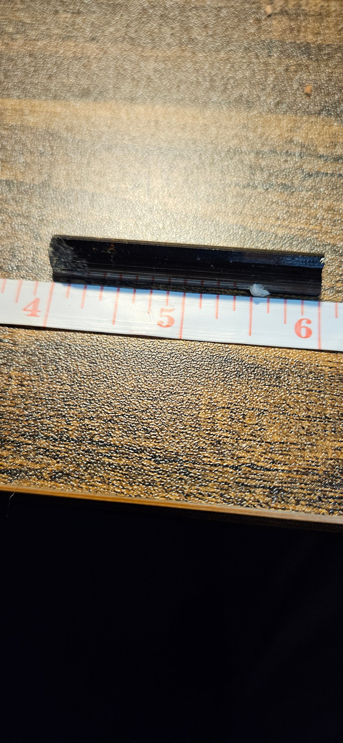 Terminated Black Tourmaline for Protection, Grounding, Energy Cleansing