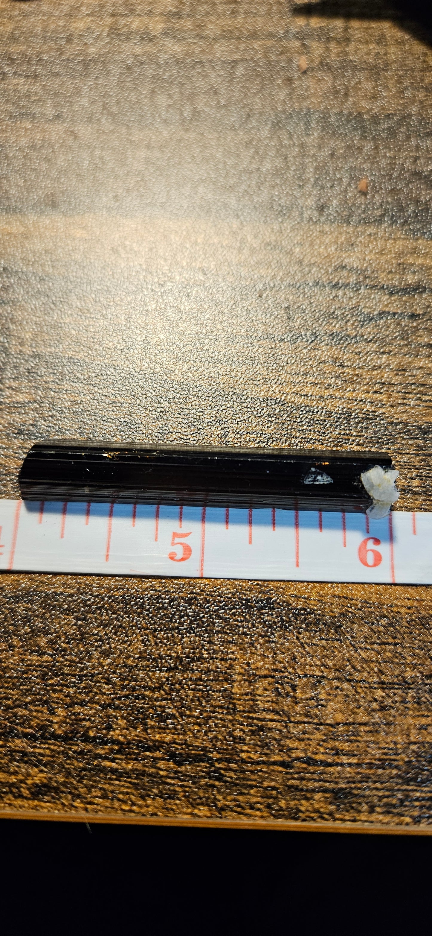 Terminated Black Tourmaline for Protection, Grounding, Energy Cleansing