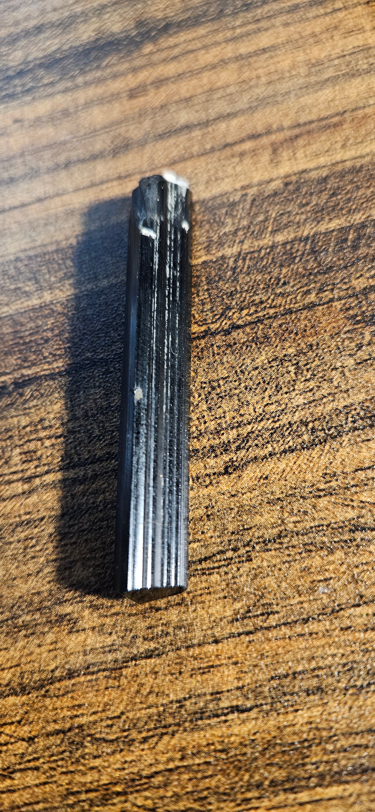 Terminated Black Tourmaline for Protection, Grounding, Energy Cleansing