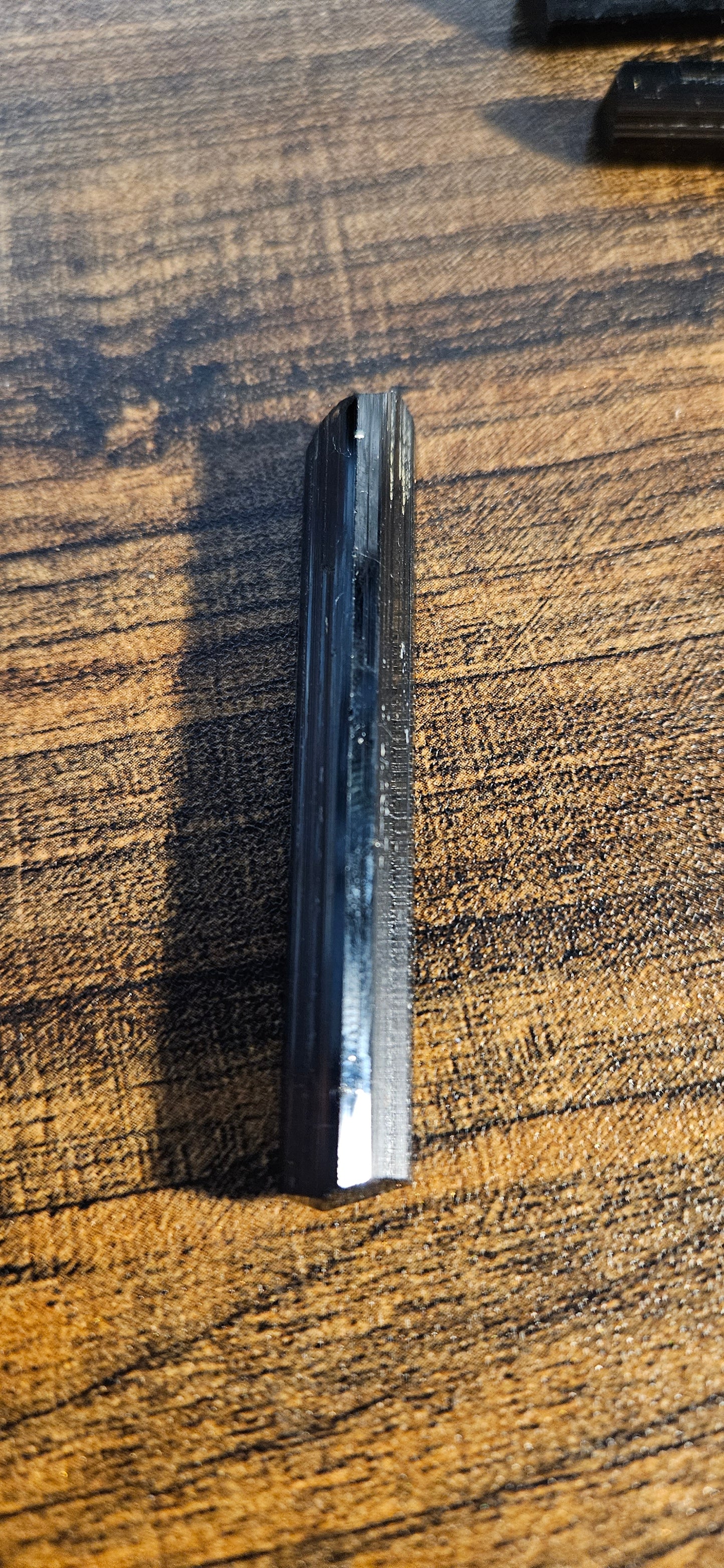 Terminated Black Tourmaline for Protection, Grounding, Energy Cleansing