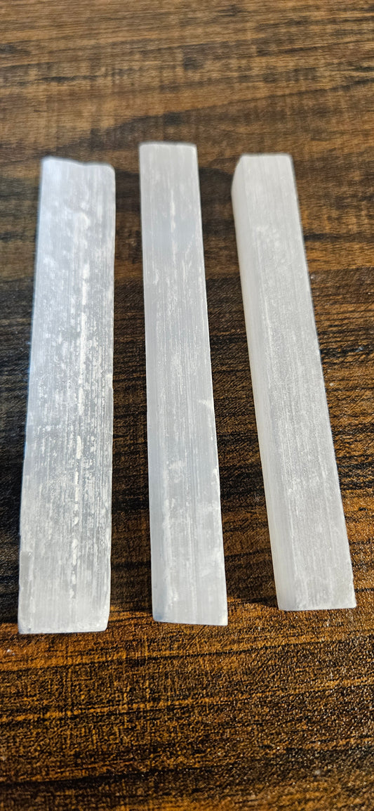 Satin Spar Selenite 4" sticks