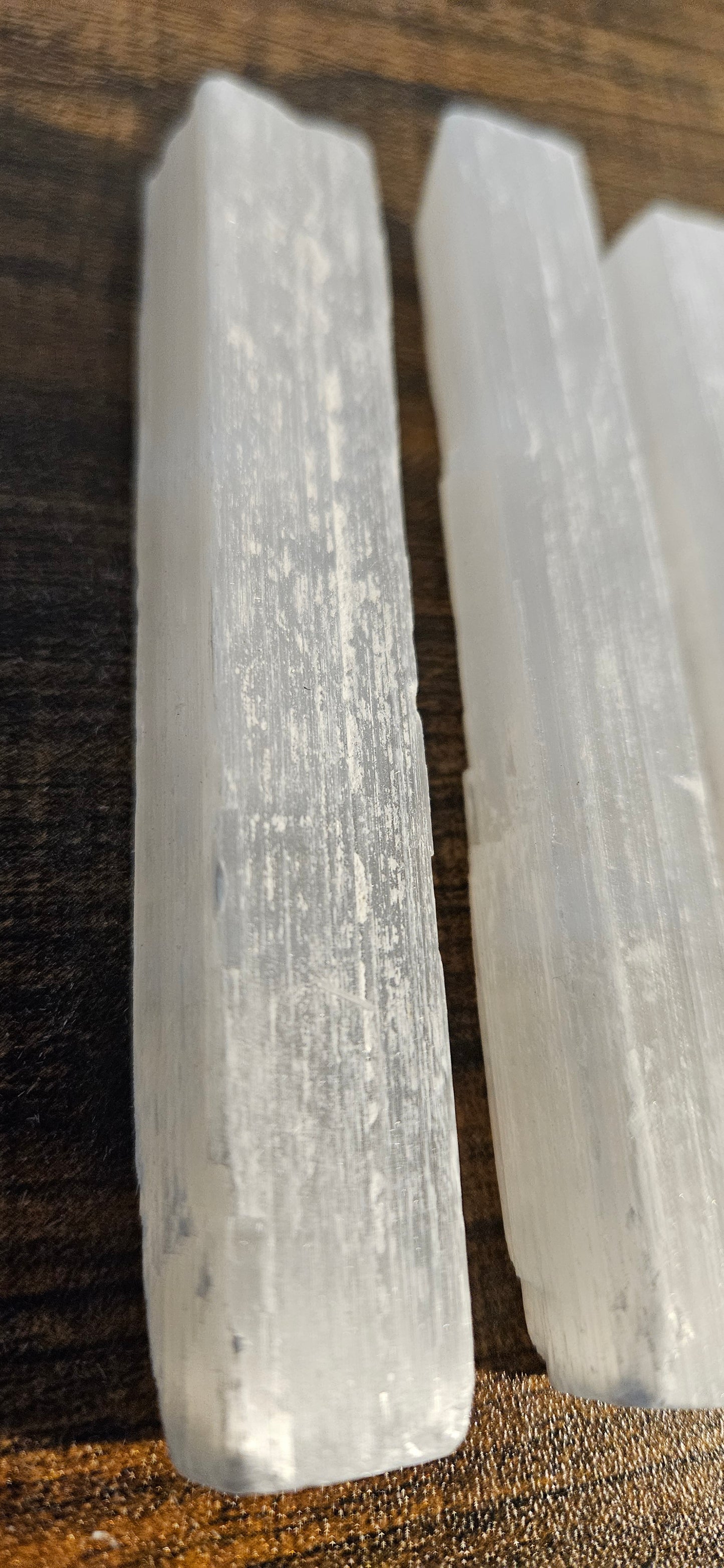 Satin Spar Selenite 4" sticks