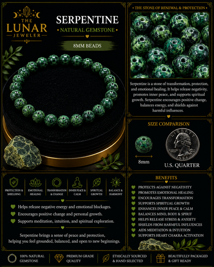 Serpentine Bracelet – 7.5" Elastic Bracelet