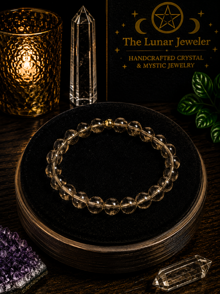 Smoky Quartz Bracelet – 7.5" Elastic Bracelet