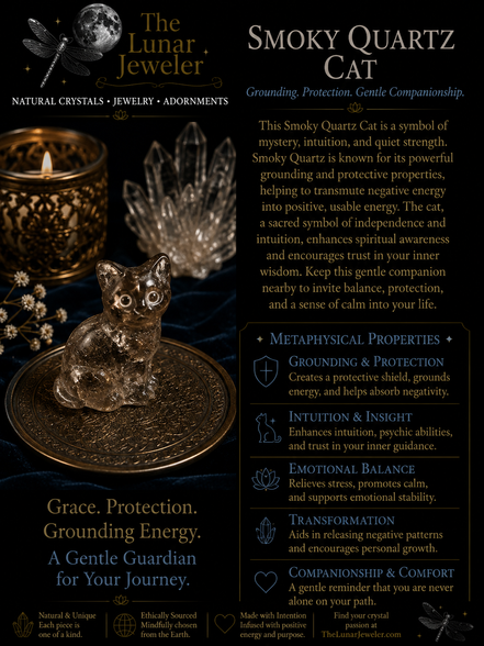 Hand-Carved Crystal Cats – Natural Gemstone Cat Carvings