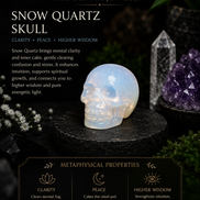 Crystal Skull Carving – Hand-Carved Natural Gemstone Skull