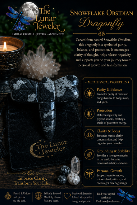 Hand-Carved Crystal Dragonfly – Natural Gemstone Dragonfly Carving