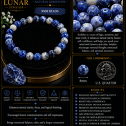 Sodalite Bracelet – 7.5
