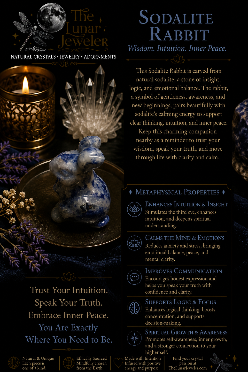 Crystal Rabbit Carvings – Hand-Carved Natural Gemstone Rabbits