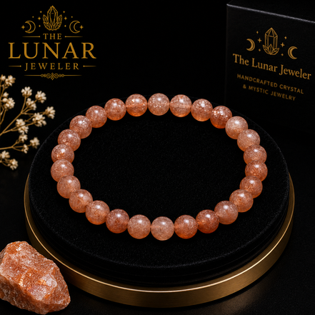 Sunstone Bracelet – 7.5" Elastic Bracelet