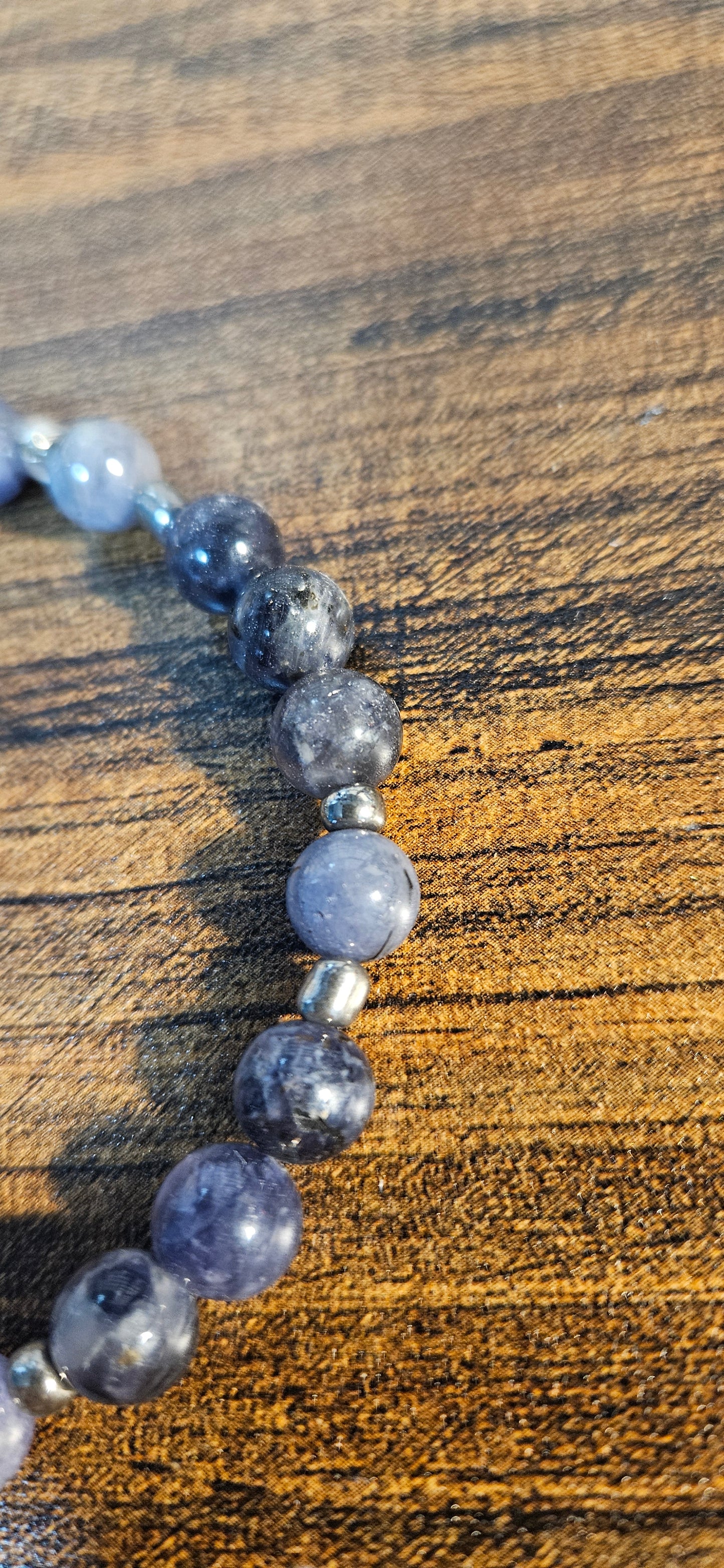 Tazanite and Iolite A bracelet