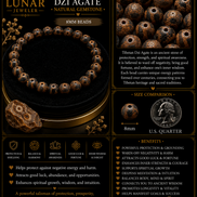 Tibetan Dzi Agate Bracelet – 7.5