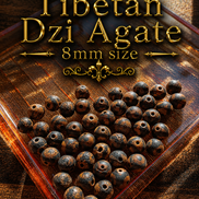 Tibetan Dzi-style Agate Bracelet – 7.5
