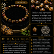 Tiger's Eye Bracelet – 7.5