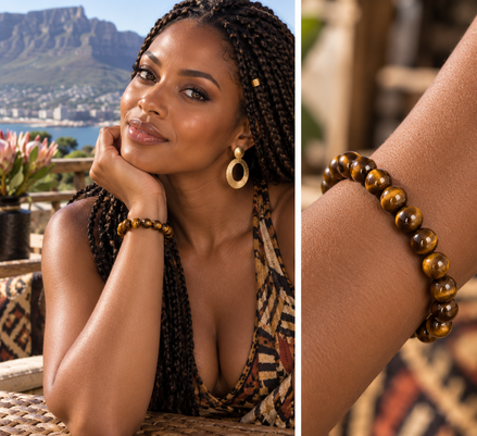 Tiger's Eye Bracelet – 7.5" Elastic Bracelet