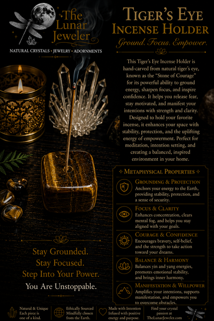 Crystal Incense Holders – Natural Gemstone Incense Burners