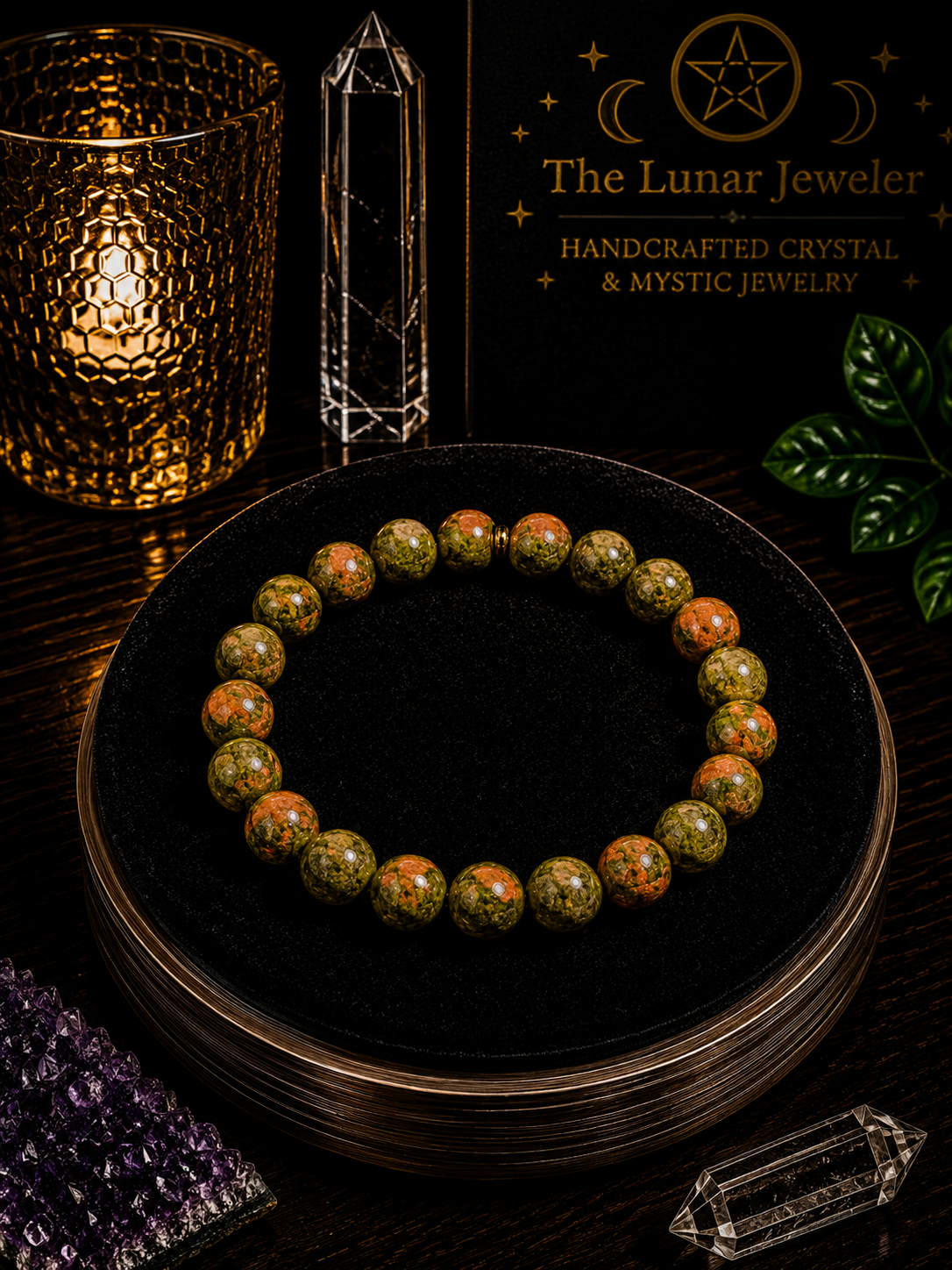Unakite Bracelet – 7.5
