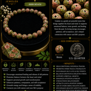 Unakite Bracelet – 7.5
