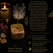 Crystal Incense Holders – Natural Gemstone Incense Burners
