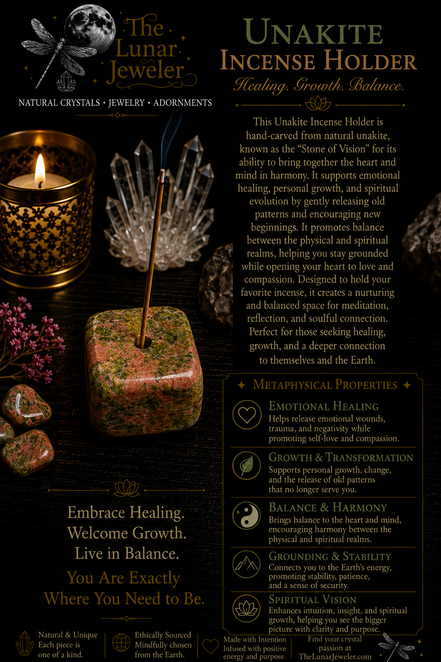 Crystal Incense Holders – Natural Gemstone Incense Burners