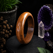 Hand-Carved Wooden Bangles – Artisan Crafted Natural Wood Bracelets