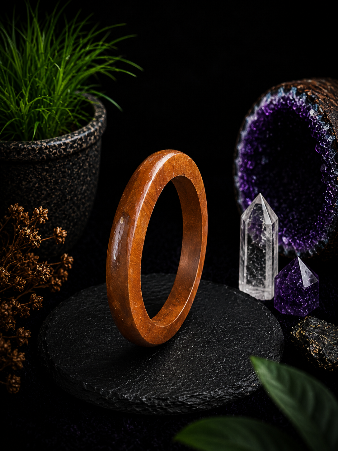 Hand-Carved Wooden Bangles – Artisan Crafted Natural Wood Bracelets