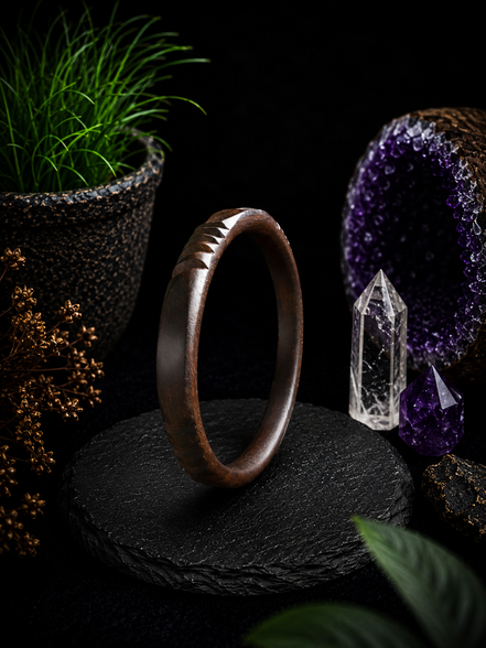 Hand-Carved Wooden Bangles – Artisan Crafted Natural Wood Bracelets