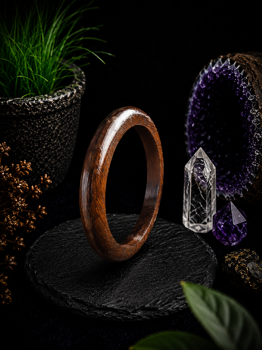 Hand-Carved Wooden Bangles – Artisan Crafted Natural Wood Bracelets