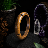Hand-Carved Wooden Bangles – Artisan Crafted Natural Wood Bracelets