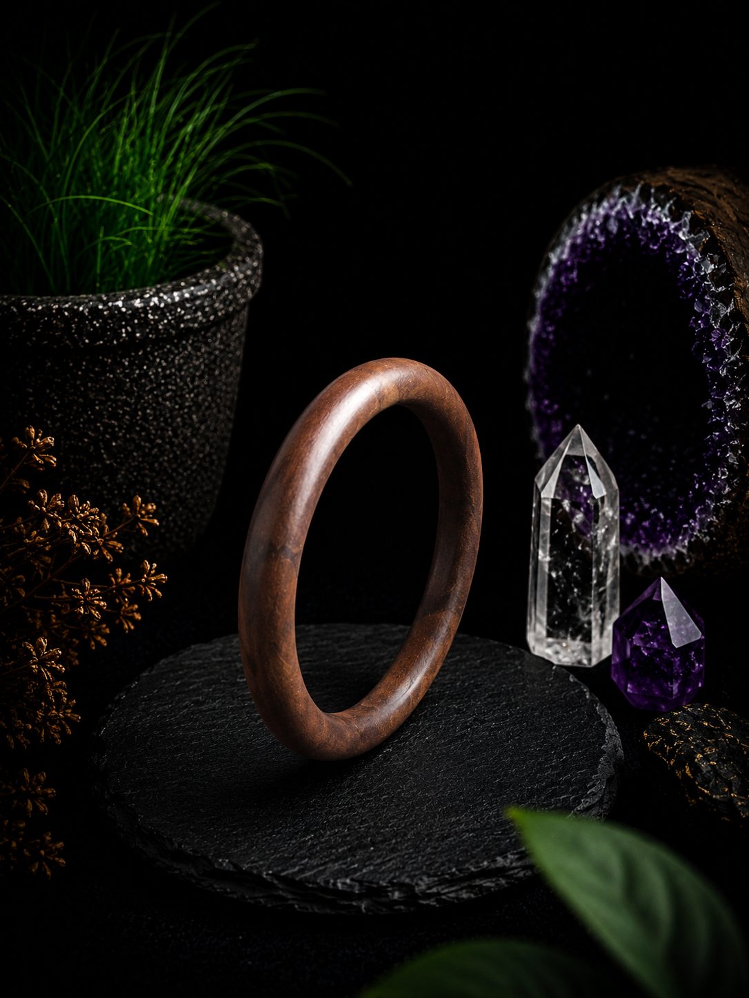 Hand-Carved Wooden Bangles – Artisan Crafted Natural Wood Bracelets