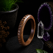Hand-Carved Wooden Bangles – Artisan Crafted Natural Wood Bracelets