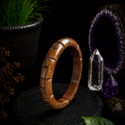 Hand-Carved Wooden Bangles – Artisan Crafted Natural Wood Bracelets