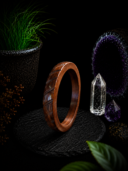 Hand-Carved Wooden Bangles – Artisan Crafted Natural Wood Bracelets