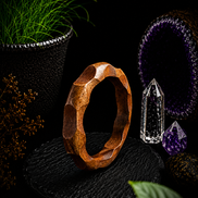 Hand-Carved Wooden Bangles – Artisan Crafted Natural Wood Bracelets