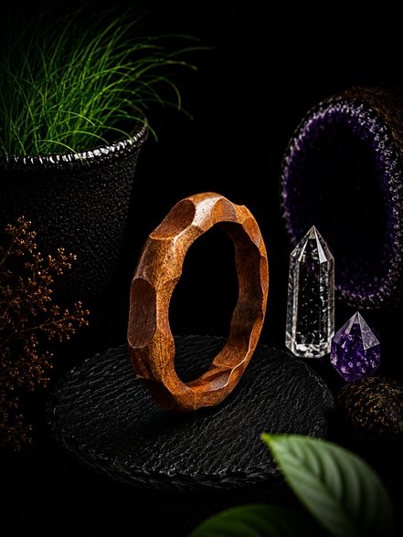 Hand-Carved Wooden Bangles – Artisan Crafted Natural Wood Bracelets
