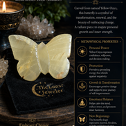 Hand-Carved Crystal Butterflies – Natural Gemstone Butterfly Carvings