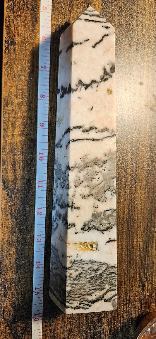 Zebra Agate Balance, Grounding, Druzy Sparkle