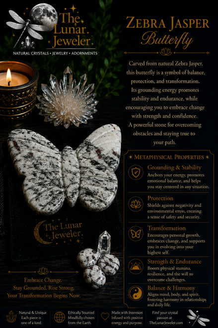 Hand-Carved Crystal Butterflies – Natural Gemstone Butterfly Carvings