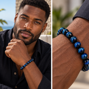 Blue Tiger's Eye Bracelet – 7.5
