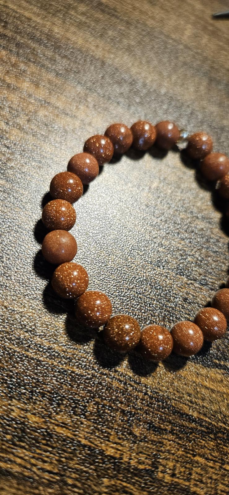 Golden Sandstone and Sunstone Bracelet