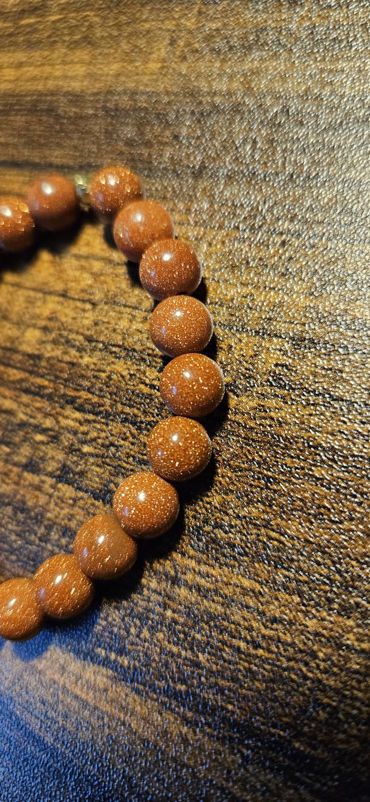 Golden Sandstone and Sunstone Bracelet