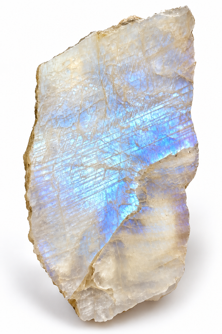 Genuine Moonstone Slab – Natural Polished Moonstone Display Piece
