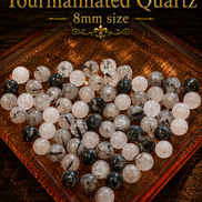 Tourmalinated Quartz Bracelet – 7.5